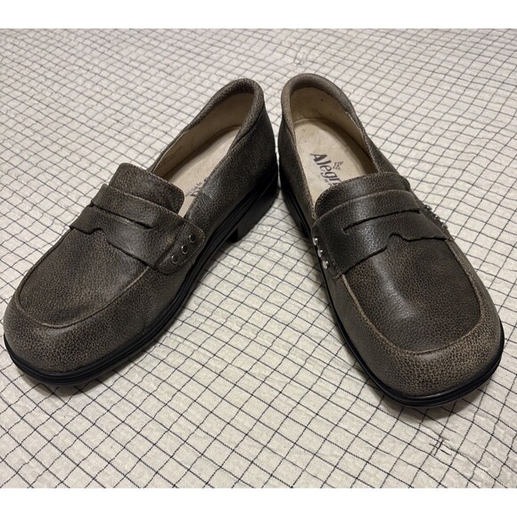 Alegria Shoes - Alegria Women Shoe Taylor Stone Wall Tay-603 Size EUR 39 Brown Loafer Pre Owned